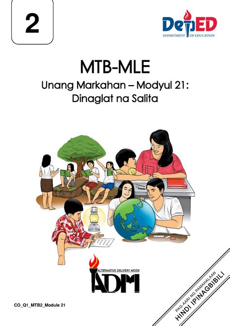 Unang Markahan Modyul 21: Dinaglat na Salita .